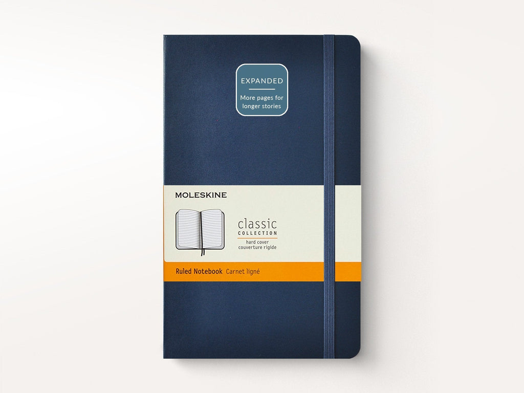 Moleskine Classic Notebook - Expanded Extra Thick Sapphire Blue