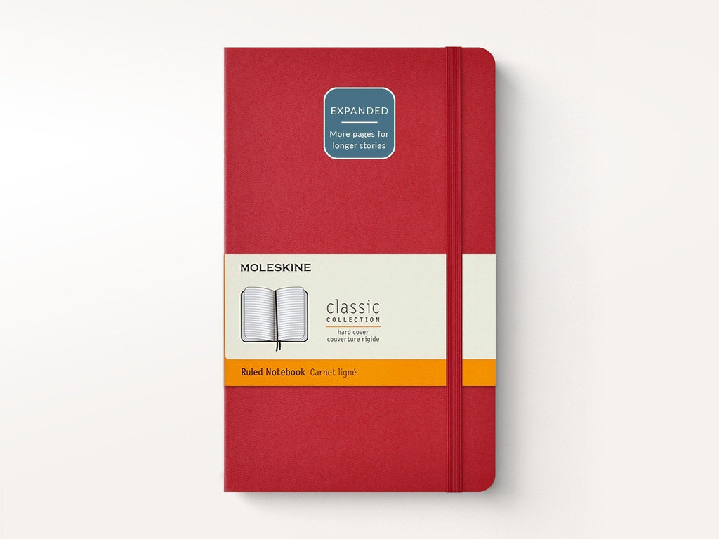 Moleskine Classic Notebook - Expanded Extra Thick Scarlet Red