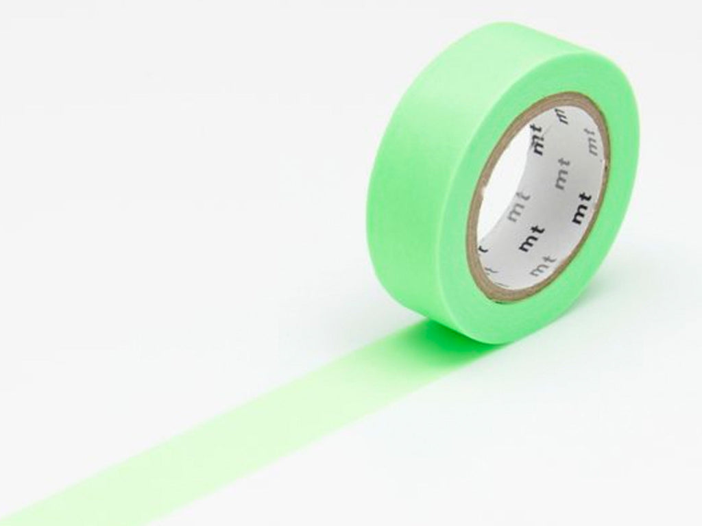 MT Masking Tape - 15 mm Shocking Green