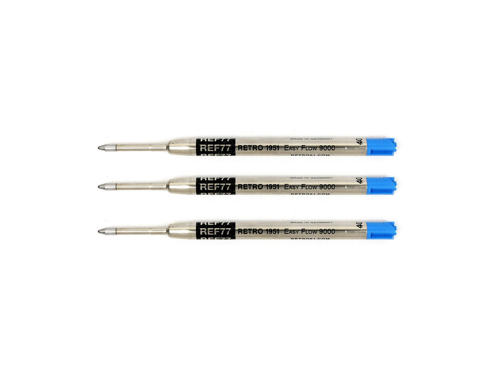 Retro 51 Ballpoint Pen Refill Pack of 3