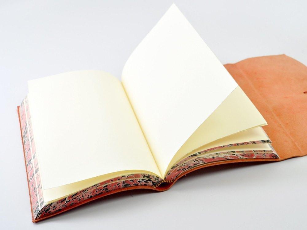 Roma Lussa Leather Journal - Tan