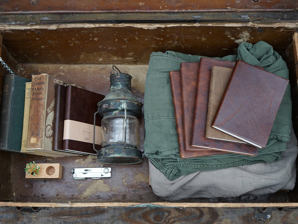 Rustic Leather Base Camp Journal