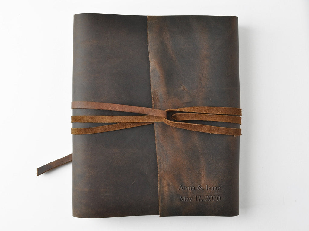 Woodsman Soft Leather 3 Ring Binder