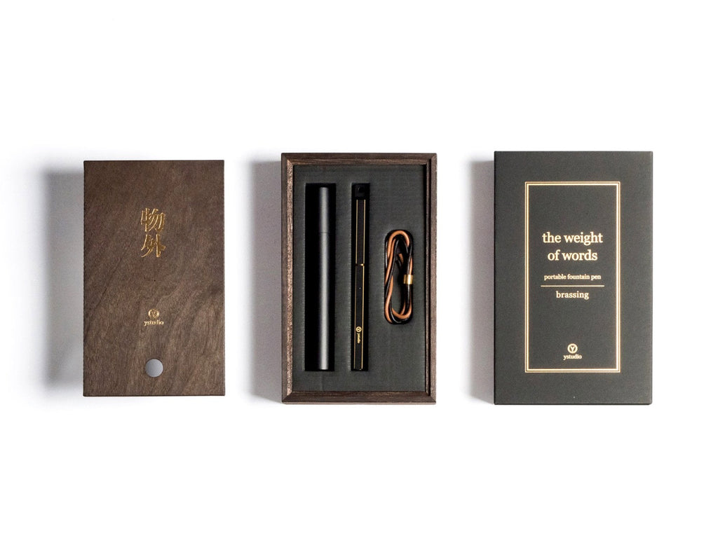 Ystudio Brassing Fountain Pen Portable