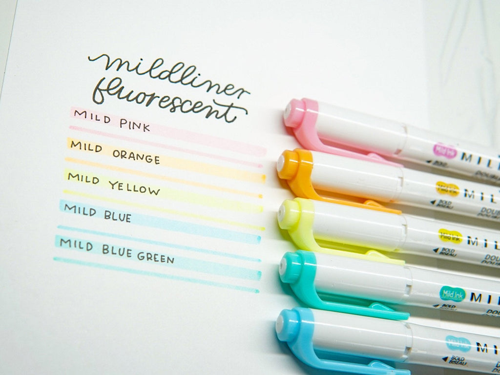 Zebra Mildliner Highlighter Pens