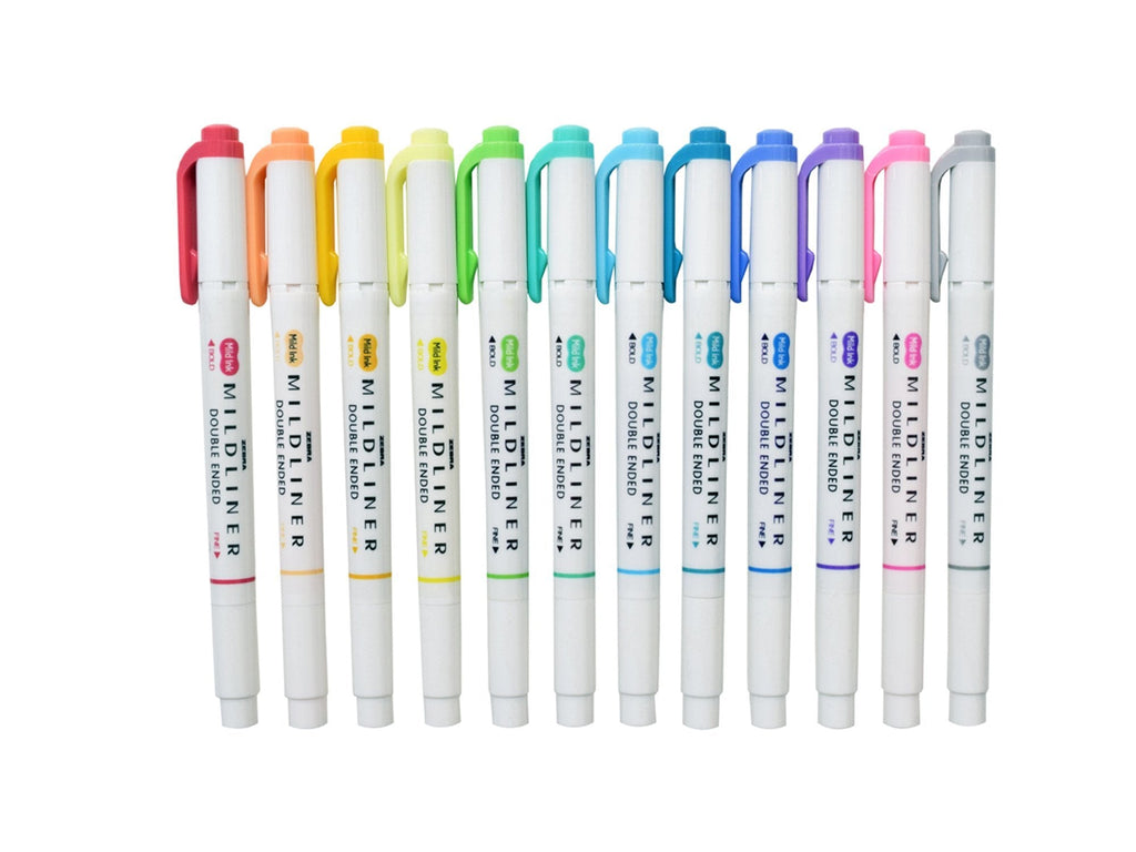 Zebra Mildliner Highlighter Pens